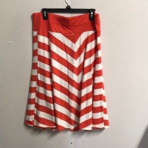 Chevron skirt